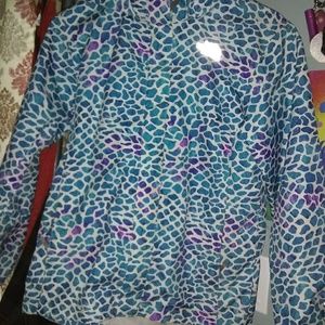 Kids large north face rain coat